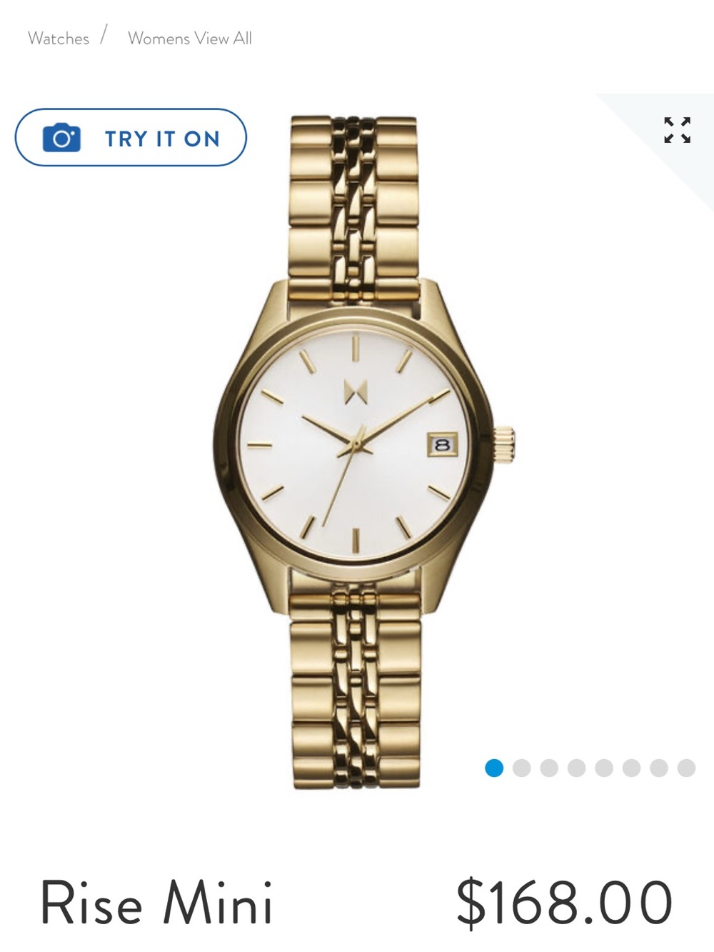 MVMT Gold Rose Mini 30MM round women’s watch